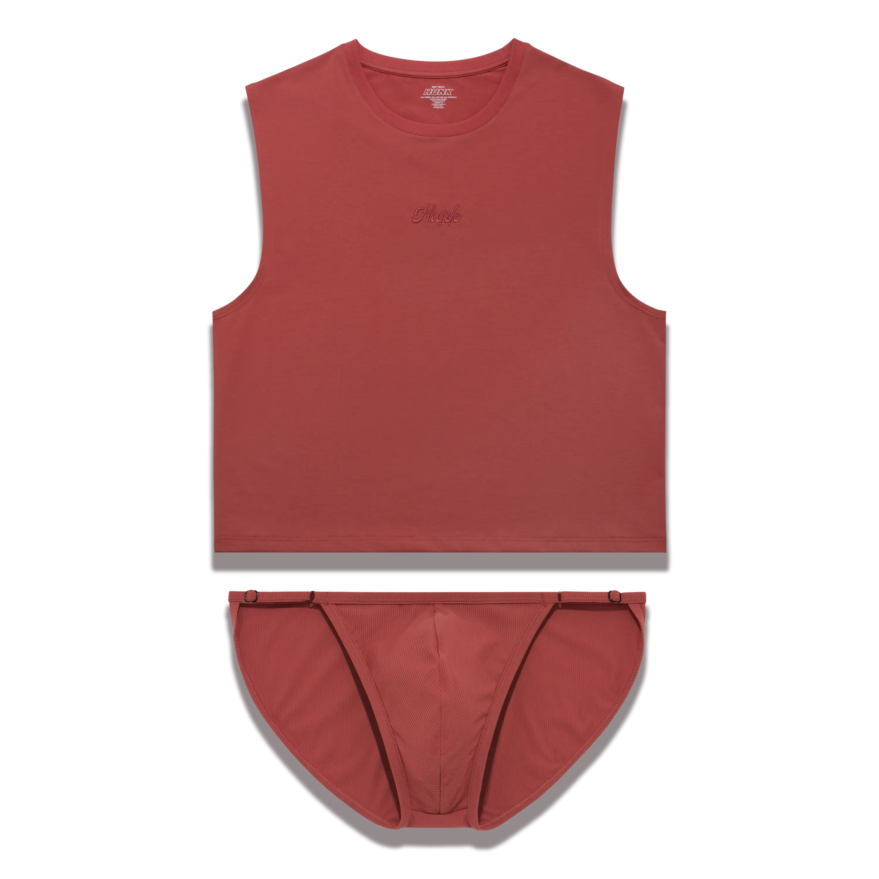 Ember Boxy Cropped Tank + FlexFit Brief Set