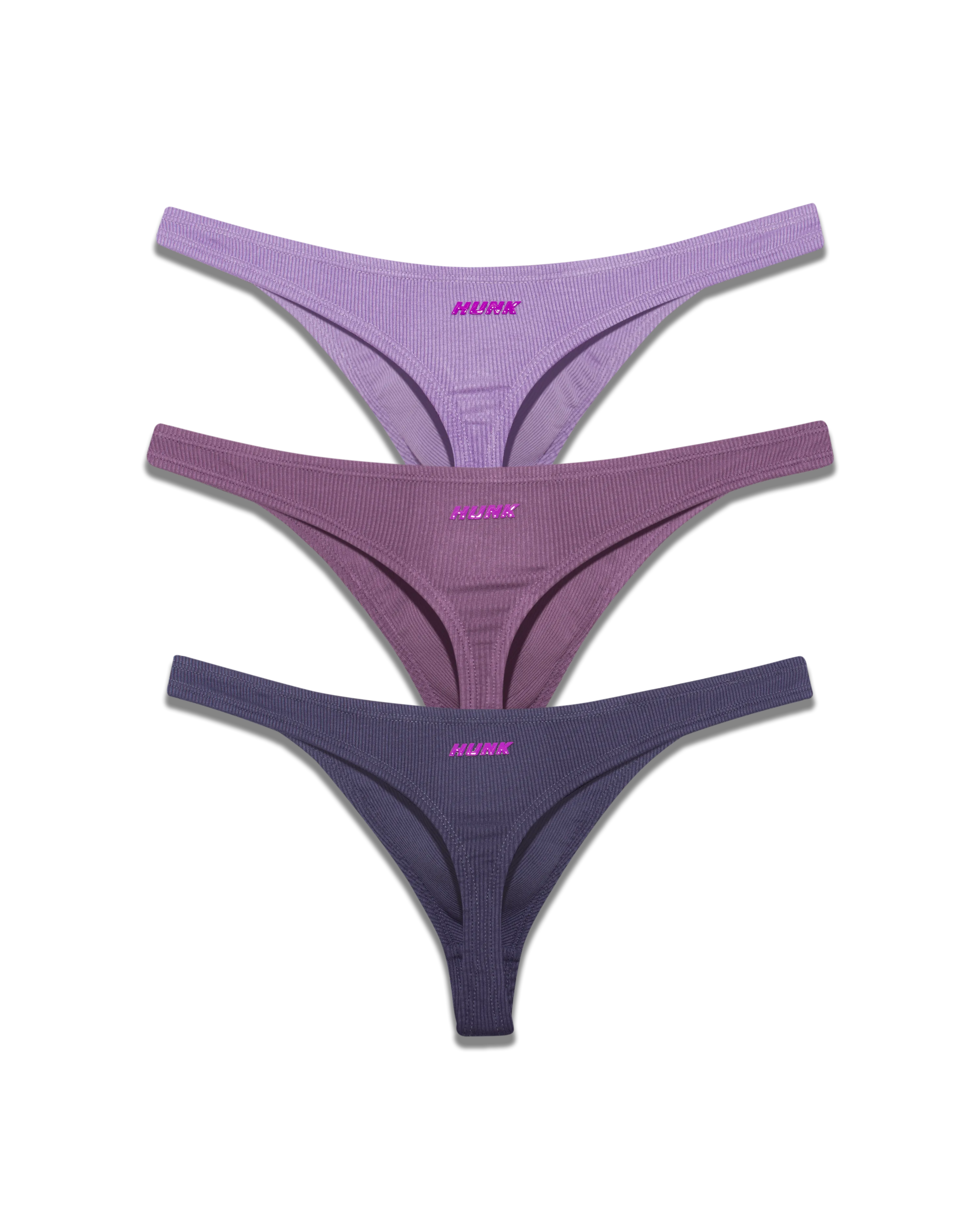 Berry 3-Pack Thongs
