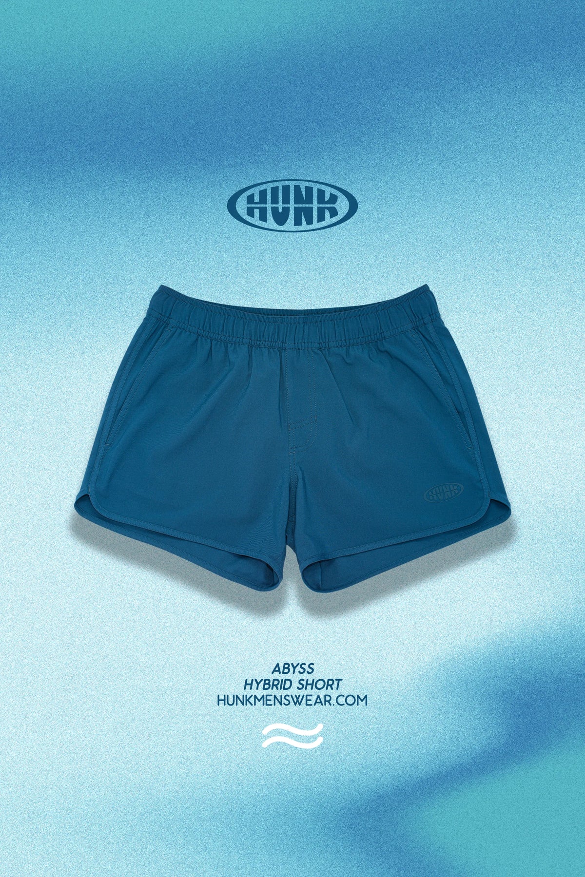 Abyss 3" Hybrid Short - abyss colourway