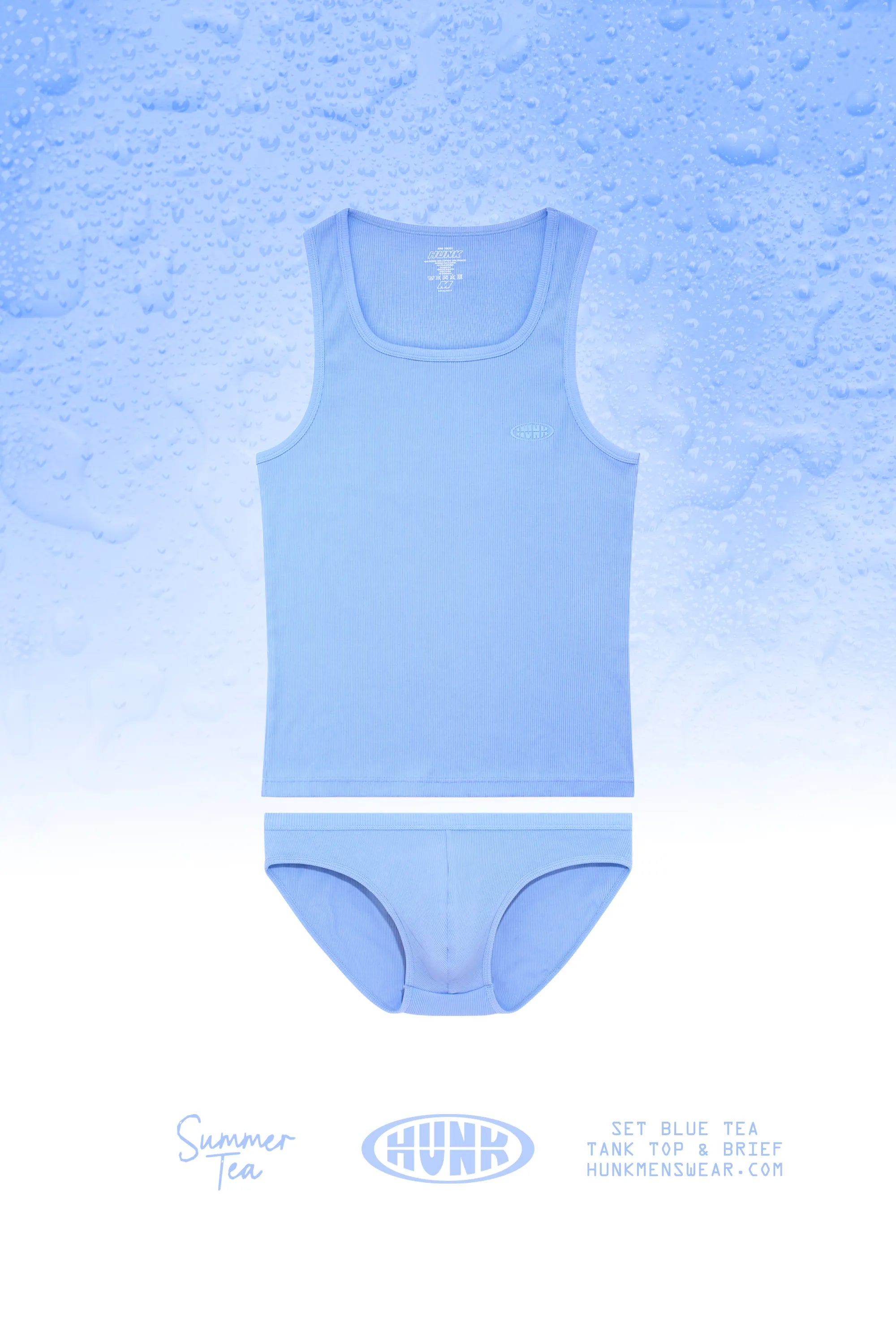 Blue Tea - Tank & Brief Set