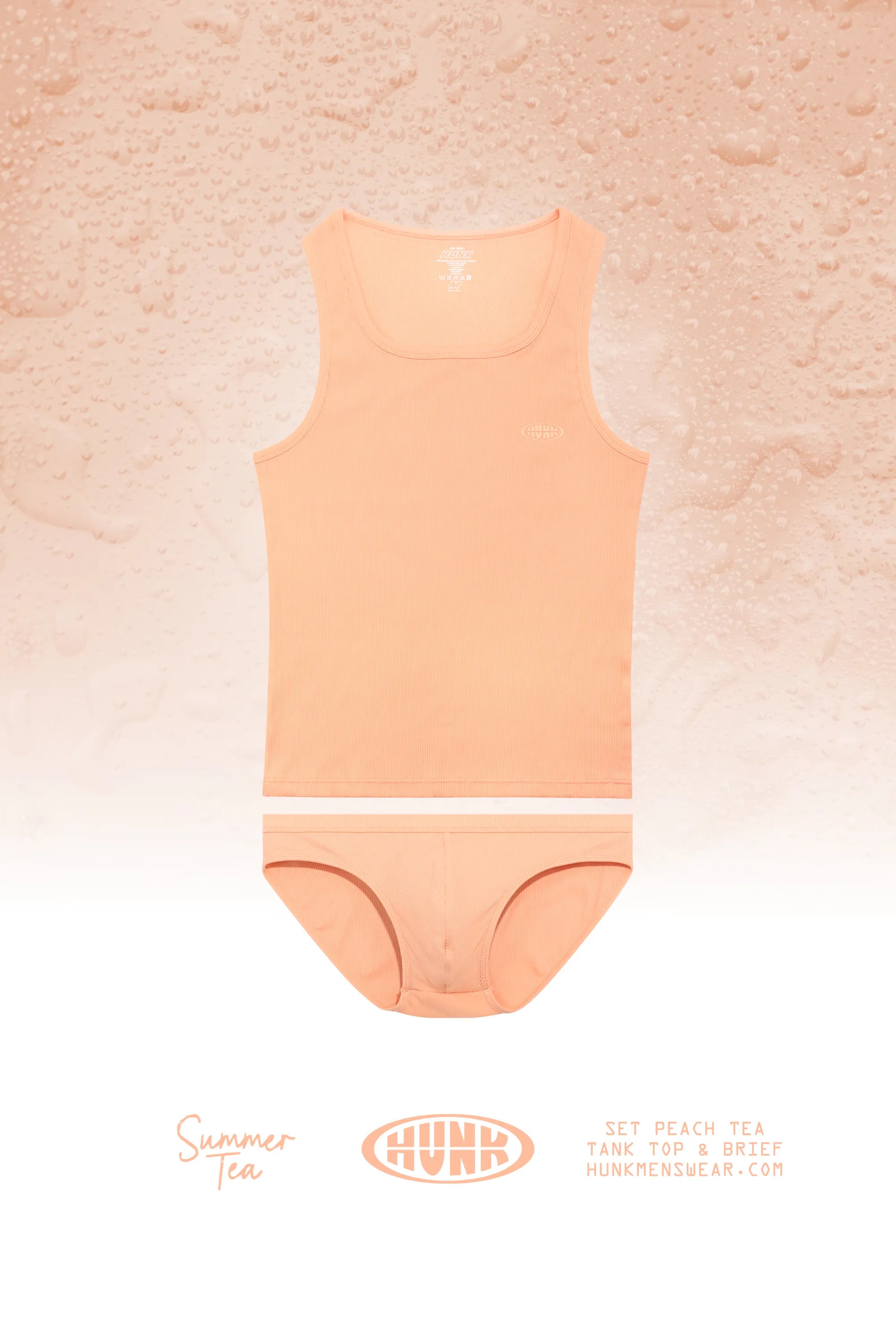 Peach Tea - Tank & Brief Set