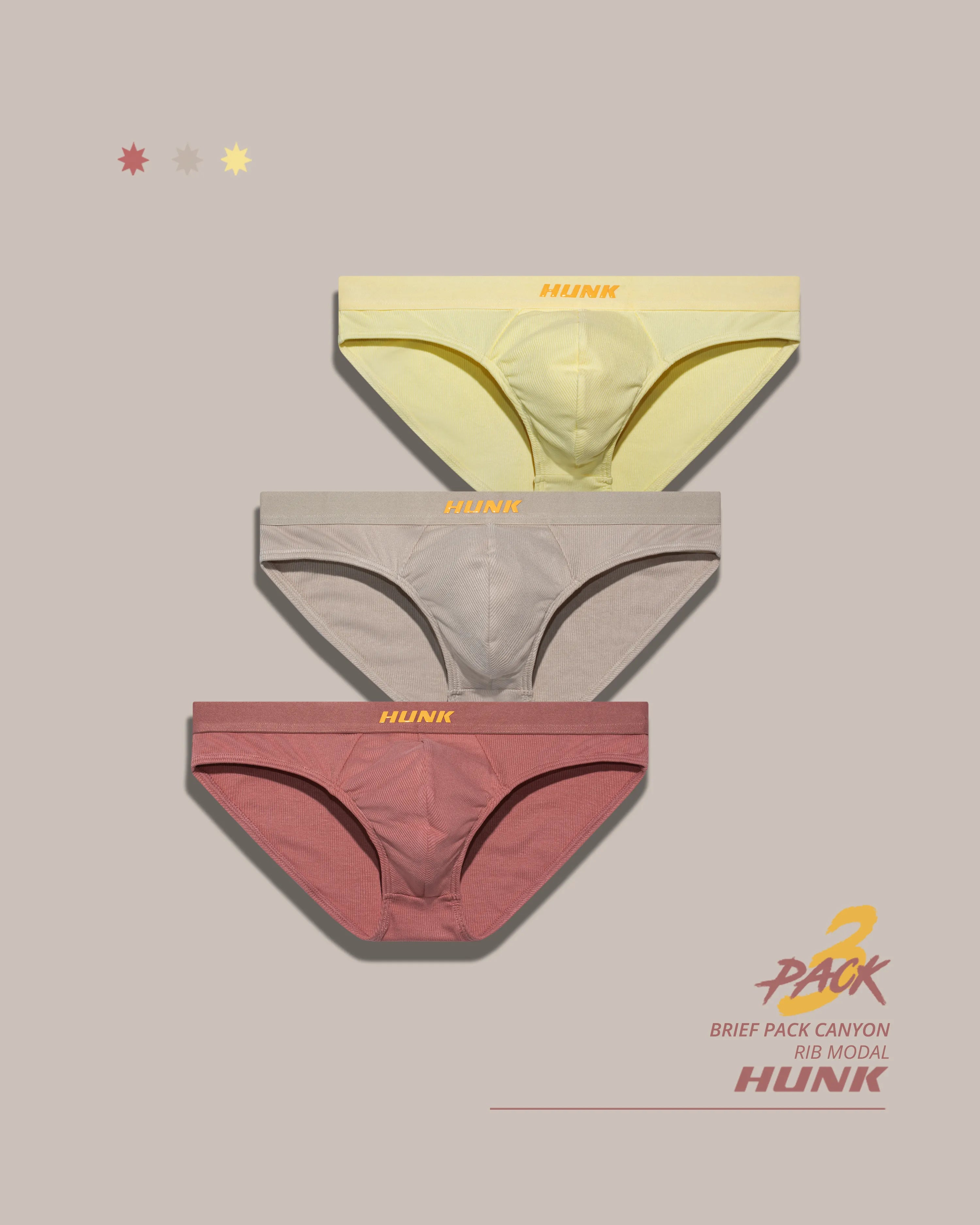 Canyon 3-Pack Briefs