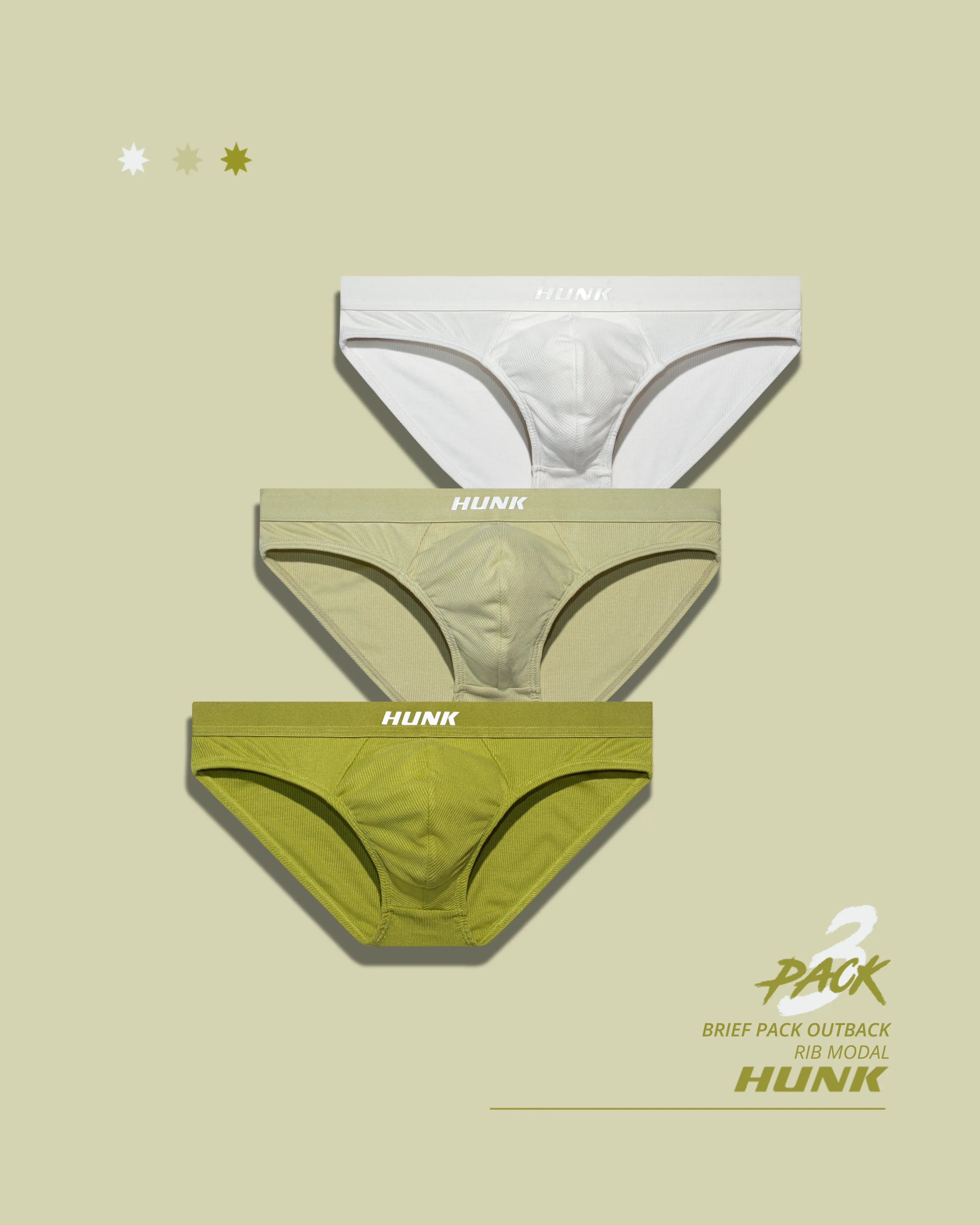 Outback 3-Pack Briefs