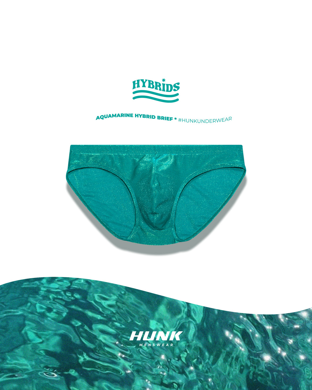 Aquamarine Hybrid Brief