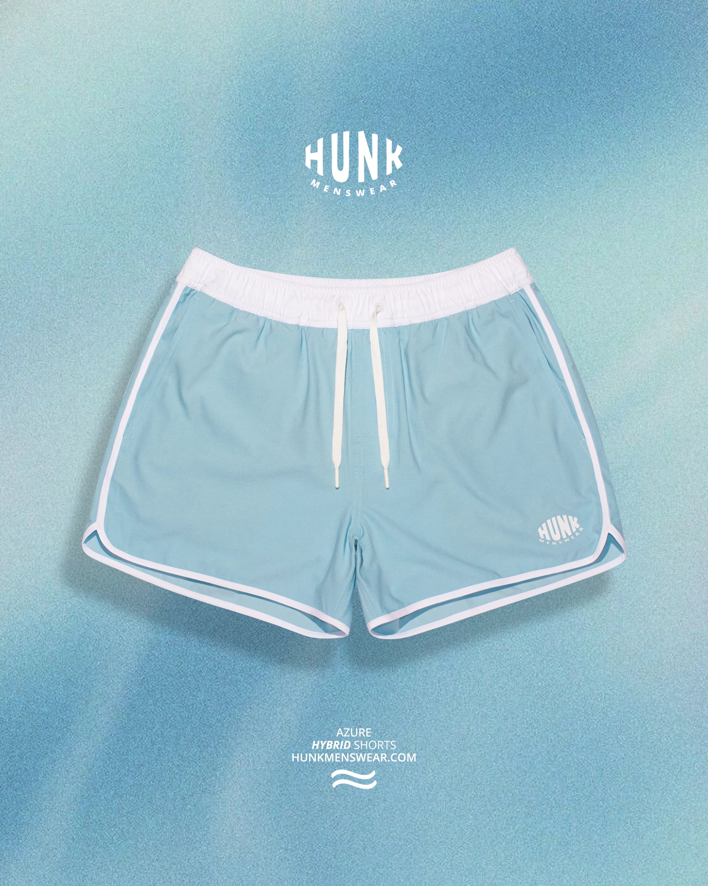 Azure 5" Hybrid Short - HUNK Menswear